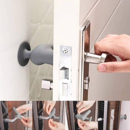 Silicone Door Handle Cover With Suction Cup (1 Pc)