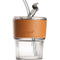 Glass Tumbler with Lid & Glass Straw Pack of 1, 450ml